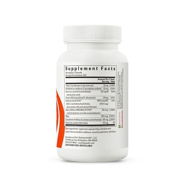 B-Комплекс, B Complex Plus, Seeking Health, 100 капсул