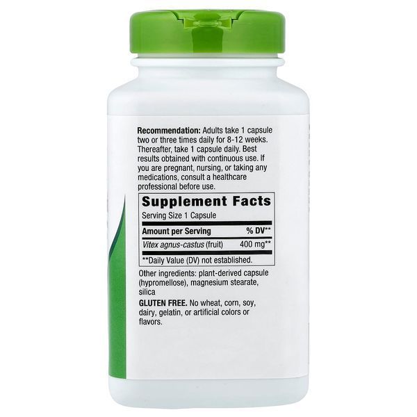 Витекс, Vitex Fruit, 400 mg, Nature's Way, 320 Капсул