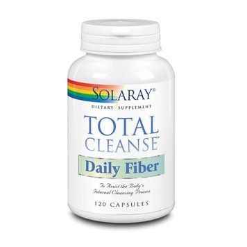 Полная очистка, Total Cleanse Daily Fiber, Solaray, 120 капсул