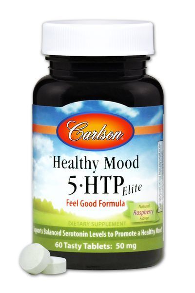 5-HTP (Гидрокситриптофан) 50мг, Healthy Mood, Carlson, 60 таблеток