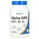 Альфа-гліцерилфосфорилхолін, 600 мг, Alpha GPC, Nutricost, 120 капсул