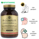 Стресс Формула, В-Комплекс+Витамин С, B-Complex with Vitamin С, Solgar, 250 таблеток