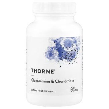 Глюкозамин и хондроитин, Glucosamine & Chondroitin, Thorne, 90 капсул