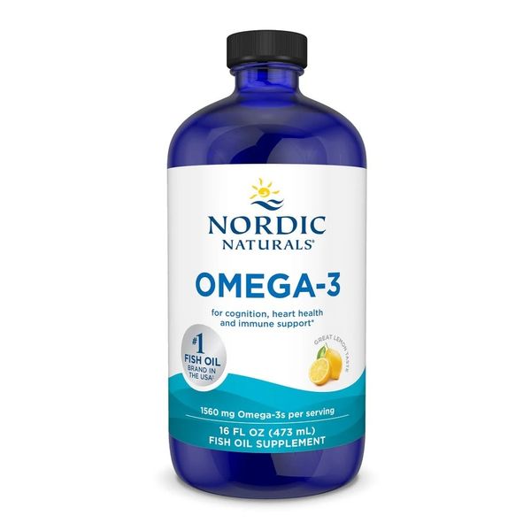 Омега-3, Смак Лимона, Nordic Naturals, Omega-3, Lemon, 1,560 мг, 473 мл.