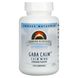 GABA (Гамма-аміномасляна кислота) Calm , Смак Апельсину, Serene Science, Source Naturals, 120 таблеток для розсмоктування