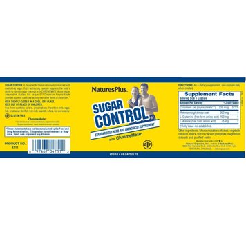 Блокатор Цукру, Sugar Control, Natures Plus, 60 капсул