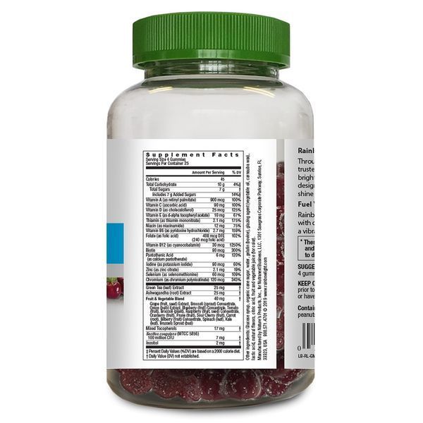 Мужские Мультивитамины, Поддержка Иммунитета, Men's Multivitamin, Rainbow Light, 100 жевательных таблеток