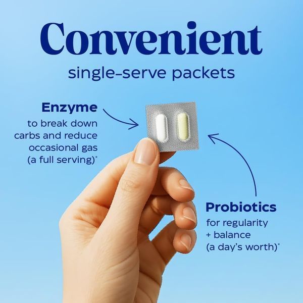Пробиотики с ферментами от вздутия живота, Probiotics and Enzyme for Gas & Bloating, Enzymedica, 30 вегетарианских капсул