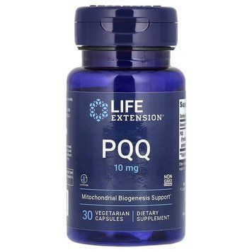 Пірролохінолінхінон PQQ, 10 мг, PQQ, Life Extension, 30 вегетаріанських капсул