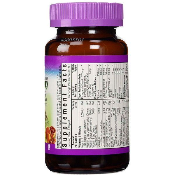Мультивитамины с железом, Single Daily, Bluebonnet Nutrition, 30 капсул
