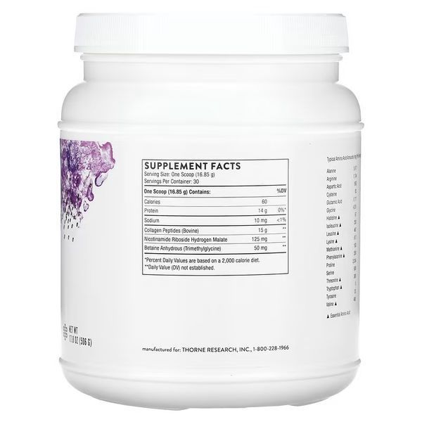 Колаген у порошку, Collagen Fit, Thorne, 506 гр