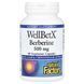 Берберін, 500 мг, WellBetX, Berberine, Natural Factors, 60 вегетаріанських капсул