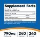 Бетаїн HCl і пепсин, Betaine HCl + Pepsin, Nutricost, 240 капсул