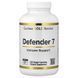 Зміцнення імунітету з бета-глюканом, Defender 7, California Gold Nutrition, 180 вегетаріанських капсул