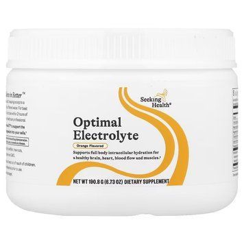 Електроліти, смак апельсину, Optimal Electrolyte, Seeking Health, 190,8 гр