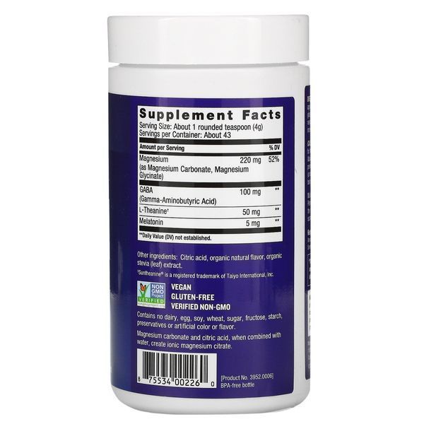 Напій для спокійного сну, смак ягід, Calm Specifics, Calmful Sleep, Natural Vitality, 170 гр