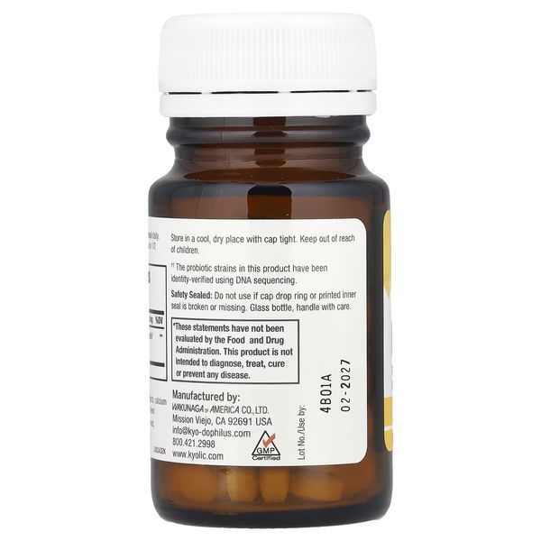 Пробіотик для дітей, смак ванілі, Kids Probiotic, Kyolic, 60 жувальних таблеток