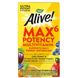 Мультивітаміни Max6, Alive! Max6 Daily, Multi-Vitamin, Nature's Way 90 капсул