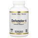 Зміцнення імунітету, Defender 4, California Gold Nutrition, 180 вегетаріанських капсул