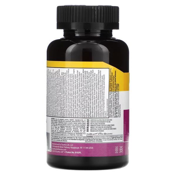 Мультивітаміни для жінок, Core Daily-1 Multivitamin for Women, Country Life, 60 таблеток