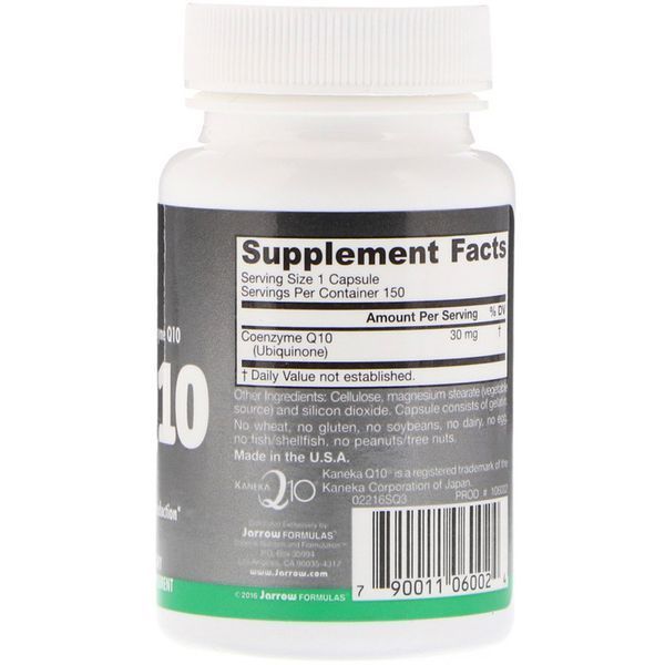 Коензим Q10, 30 мг, Co-Q10, Jarrow Formulas, 150 капсул