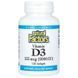 Вітамін D3, 125 мкг 5000 МО, Vitamin D3, Natural Factors, 120 гелевих капсул