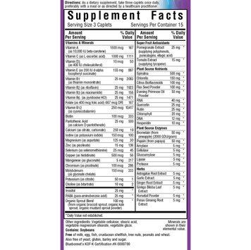 Супер Мультивітаміни без Заліза, Bluebonnet Nutrition, 45 каплет