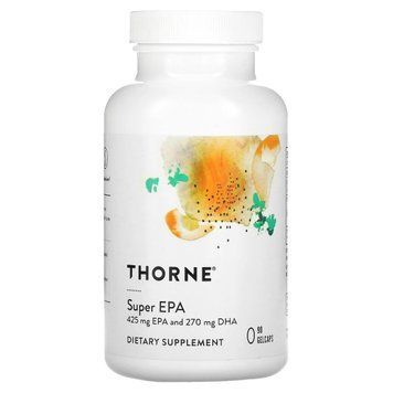 Супер Омега з високим рівнем EPA, Super EPA, Thorne Research, 90 гелевих капсул