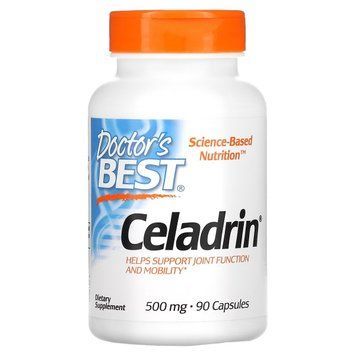 Целадрин, Celadrin, Doctor's Best, 500 мг, 90 капсул