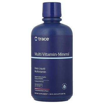 Вітамінно-мінеральний комплекс, смак ягід, Liquid Multi, Vitamin-Mineral, Trace Minerals, 887 мл