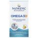 Омега-3 та вітамін D3, 690 мг та 25 мкг (1000 МО), смак лимона, Omega-3D, Nordic Naturals, 60 гелевих капсул