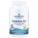 Омега-3 та вітамін D3, 690 мг та 25 мкг (1000 МО), смак лимона, Omega-3D, Nordic Naturals, 60 гелевих капсул
