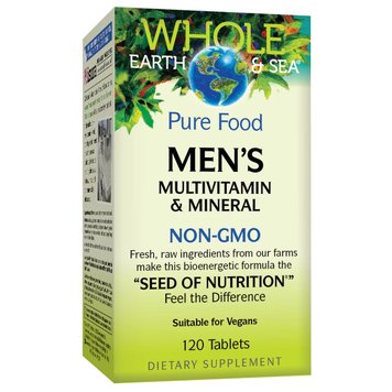 Мультивітамінний та мінеральний комплекс для чоловіків, Men's Multivitamin & Mineral, Natural Factors, 120 таблеток