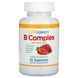 B-Комплекс, смак полуниці, B Complex Gummies, California Gold Nutrition, 45 жувальних цукерок