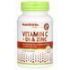 Витамин C, D3 и цинк, Immunity, Vitamin C, D3 & Zinc, NutriBiotic, 100 капсул