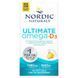 Омега-3 та вітамін D3, 1280 мг та 25 мкг (1000 МО), смак лимона, Ultimate Omega-3D, Nordic Naturals, 60 гелевих капсул