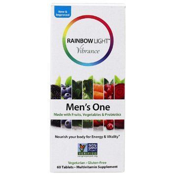 Мультивитамины Для Мужчин, Vibrance Men's One, Rainbow Light, 60 таблеток