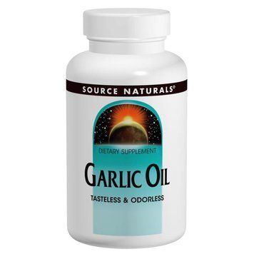 Часникова Олія, Source Naturals, 100 желатинових капсул