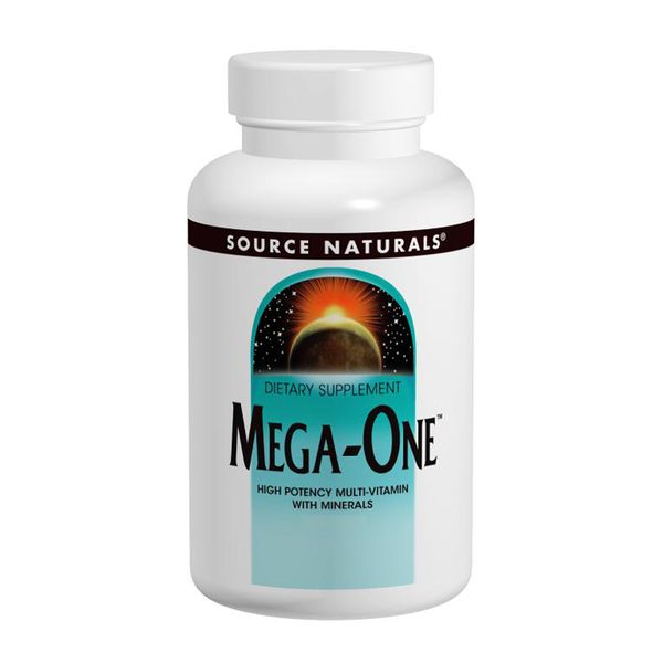 Комплекс Вітамінів та Мінералів, Mega-One, Source Naturals, 60 таблеток