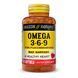 Потрійна Омега 3-6-9, олія риби льону та огірника, Omega 3-6-9 1,200 mg Fish, Flax & Borage Oils, Mason Natural, 60 гелевих капсул