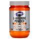L-Аргінін, L-Arginine Powder, Now Foods, порошок 454 гр