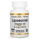 Ліпосомальний Вітамін D3, 1000 МО, Liposomal Vitamin D3, California Gold Nutrition, 60 вегетаріанських капсул