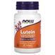 Лютеин, 10 мг, Lutein, Now Foods, 60 гелевых капсул