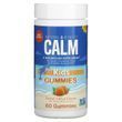 Магний для детей, вкус сладкий цитрус, CALM Kids Gummies, Natural Vitality, 60 жевательных конфет