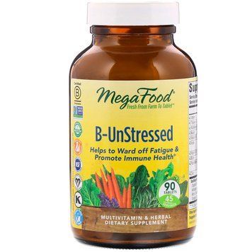 В-комплекс антистресс B-UnStressed, MegaFood, 90 таблеток