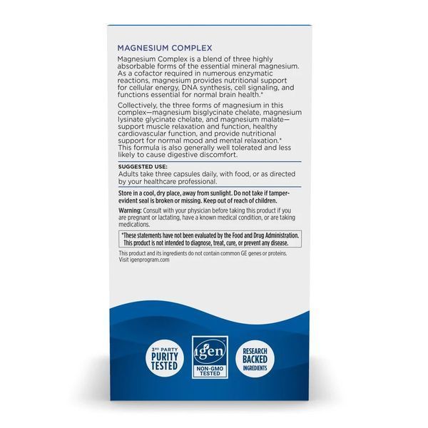 Комплекс магнію, 225 мг, Magnesium Complex, Nordic Naturals, 90 капсул