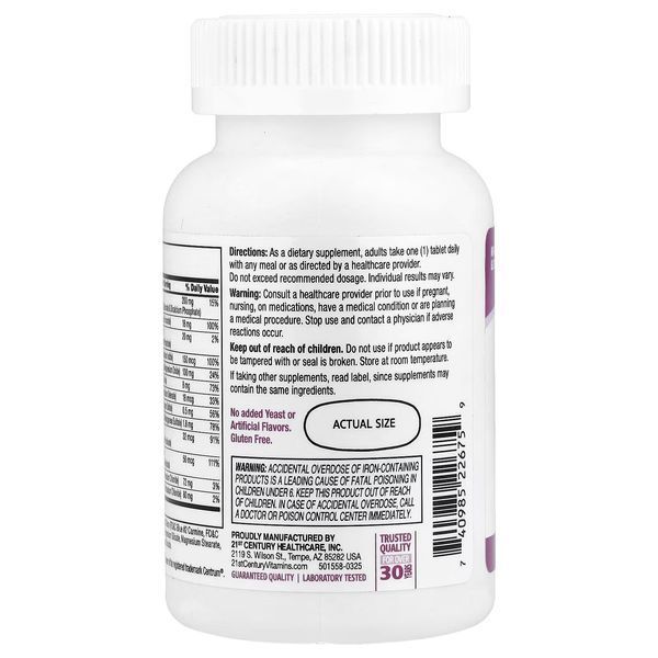 Мультивітаміни та мультимінерали для жінок, Sentry Women, Multivitamin & Multimineral Supplement, 21st Century, 120 таблеток