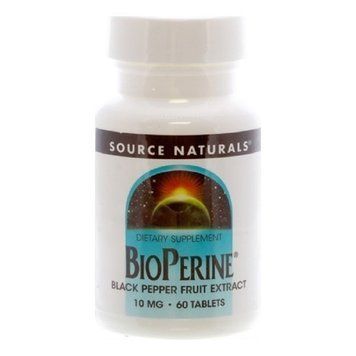 Біоперин (Екстракт Чорного Перцю) 10мг, Source Naturals, 60 таблеток