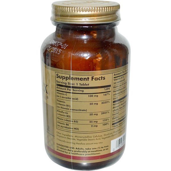 B-Комплекс від Стресу, B-Complex Stress Formula, Solgar, 90 таблеток