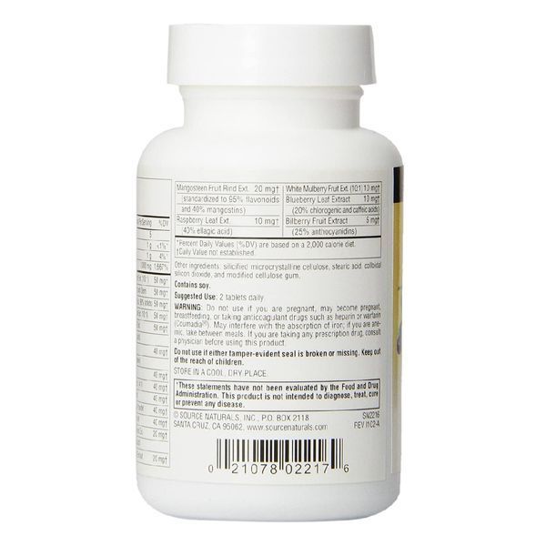 Рослинний антиоксидантний захист, Berry Oxidants, Source Naturals, 60 таблеток
